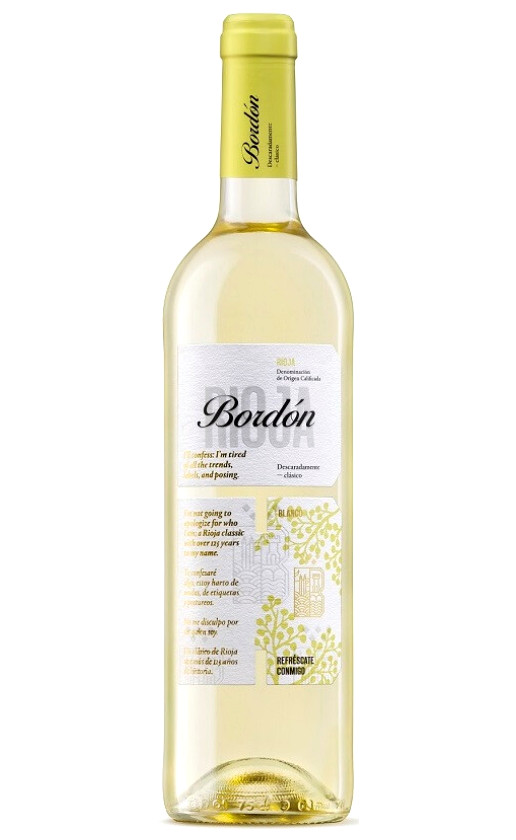 Wine Bodegas Franco Espanolas Bordon Blanco Rioja A 2019