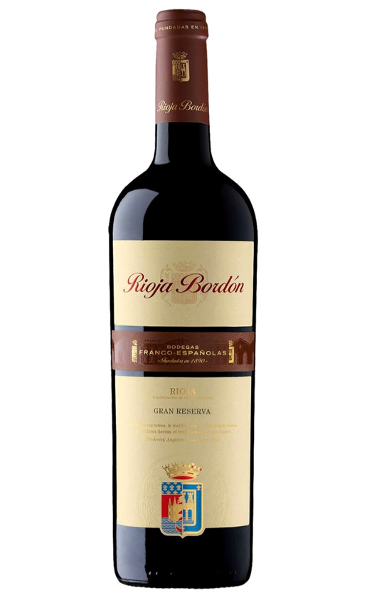 Wine Bodegas Franco Espanolas Bordon Gran Reserva Rioja A 2011