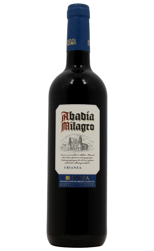 Wine Bodegas Isidro Milagro Abadia Milagro Crianza Rioja