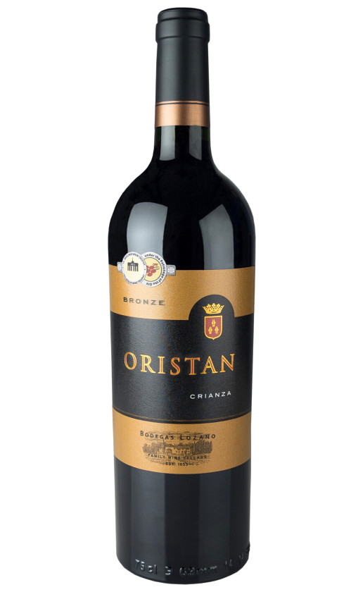 Wine Bodegas Lozano Oristan Crianza