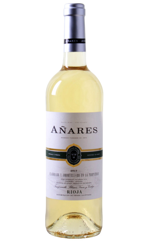 Вино Bodegas Olarra Anares Tres Cepas Blanco Rioja a 2017