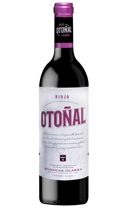 Wine Bodegas Olarra Otonal Tinto Rioja A 2018