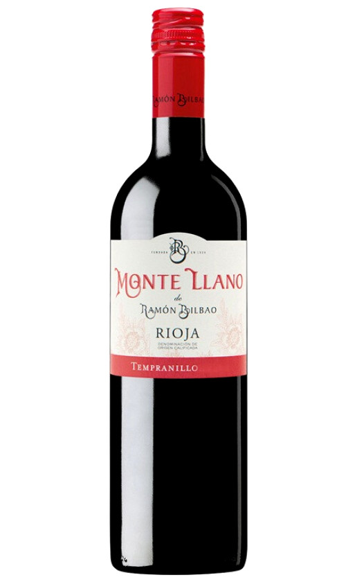 Wine Bodegas Ramon Bilbao Monte Llano Red Rioja 2018