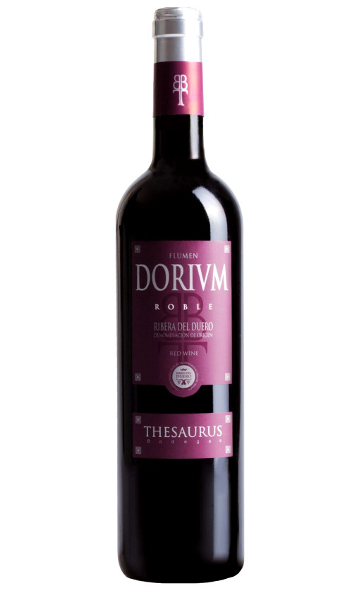Вино Bodegas Thesaurus Flumen Dorium Roble Ribera del Duero 2010