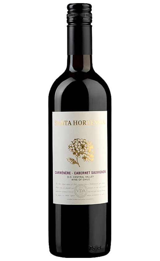 Bodegas y Vinedos de Aguirre Santa Hortensia Carmenere-Cabernet Sauvignon Central Valley 2020