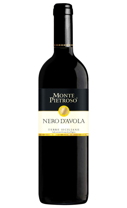 Wine Bolla Monte Pietroso Nero Davola Terre Siciliane 2018