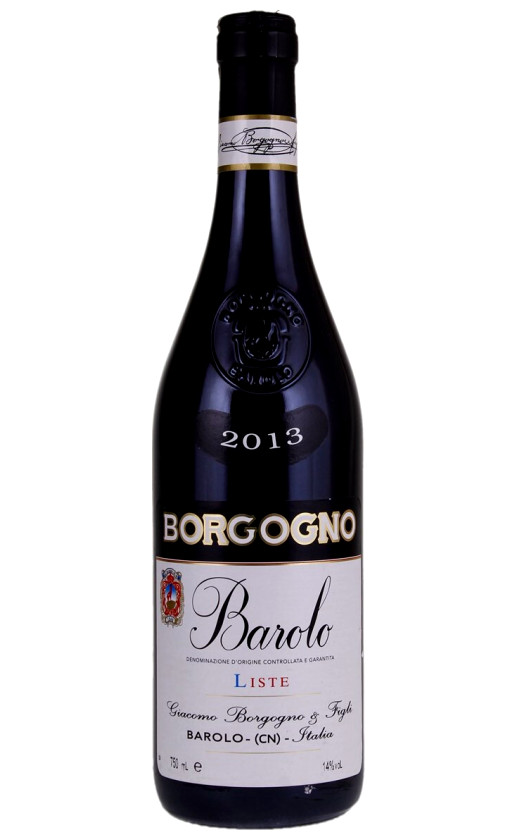 Wine Borgogno Barolo Liste 2013