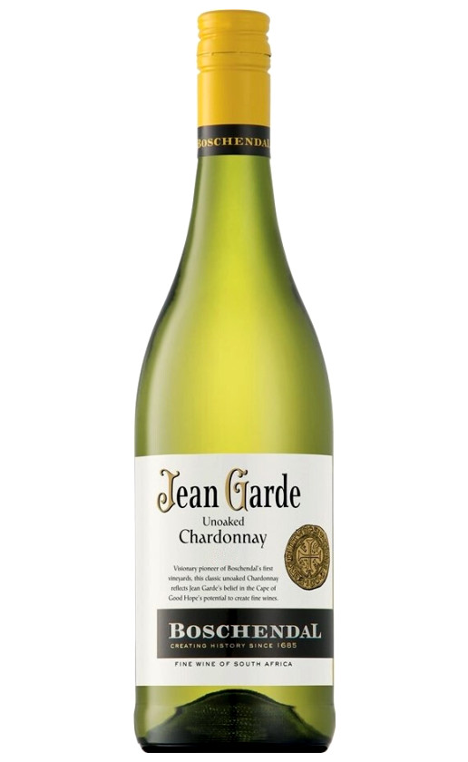 Wine Boschendal Jean Garde Unoaked Chardonnay 2020