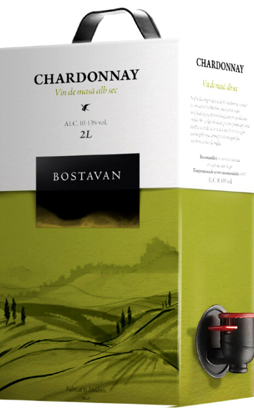 Bostavan Chardonnay Sec bag-in-box