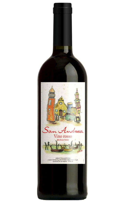 Вино Botter San Andrea Rosso Semi-sweet