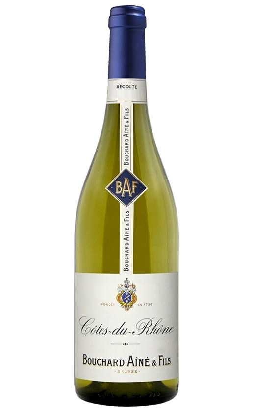 Wine Bouchard Aine Et Fils Cotes Du Rhone Aoc Blanc