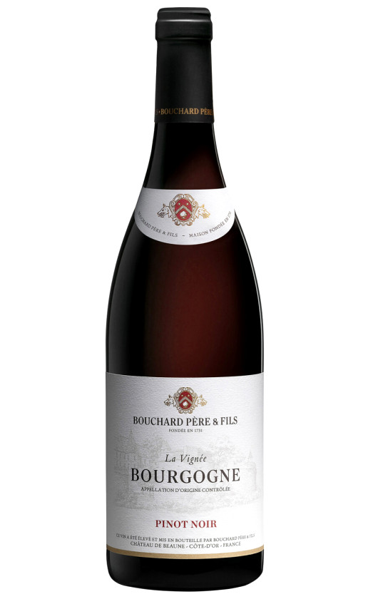 Wine Bouchard Pere Et Fils Bourgogne Pinot Noir La Vignee 2018