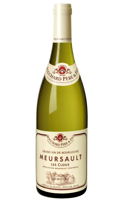 Wine Bouchard Pere Et Fils Meursault Les Clous 2018