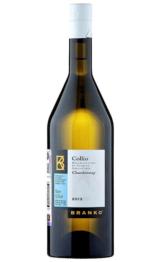Вино Branko Chardonnay Collio 2013