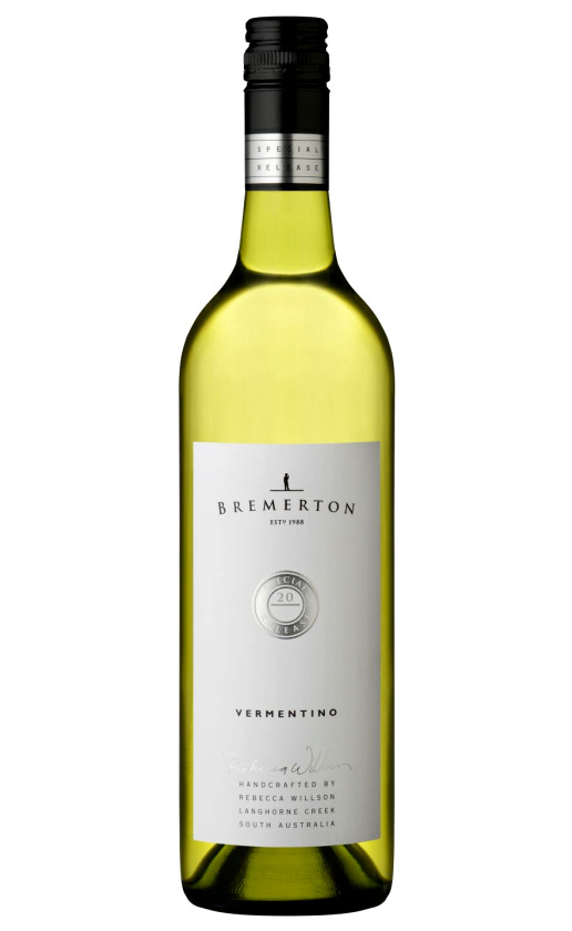 Bremerton Vintners Special Release Vermentino 2016