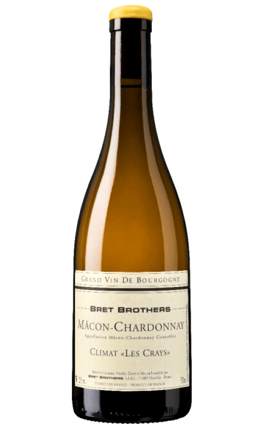 Вино Bret Brothers Macon-Chardonnay Climat Les Crays 2019