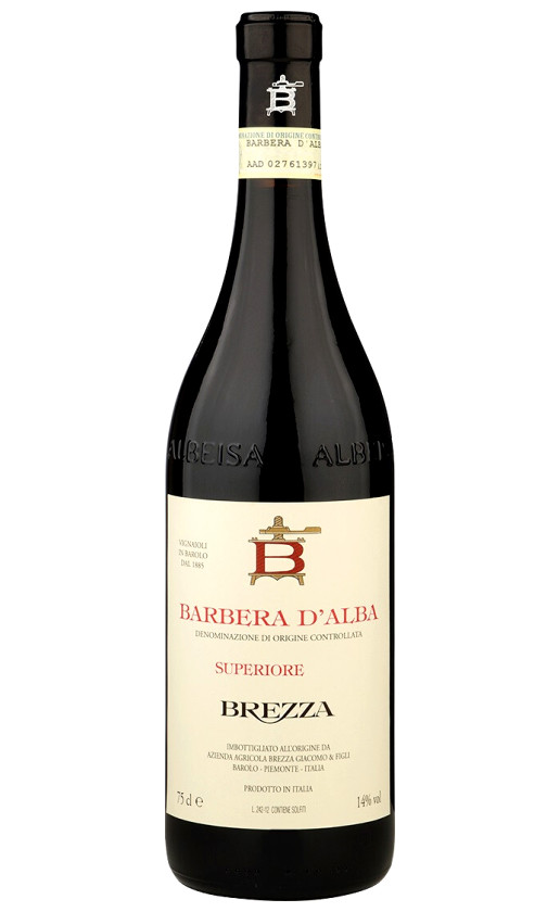 Wine Brezza Giacomo E Figli Barbera Dalba Superiore 2015