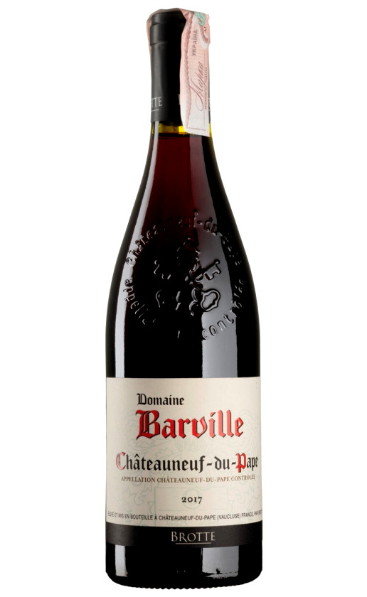 Wine Brotte Domaine Barville Chateauneuf Du Pape 2017