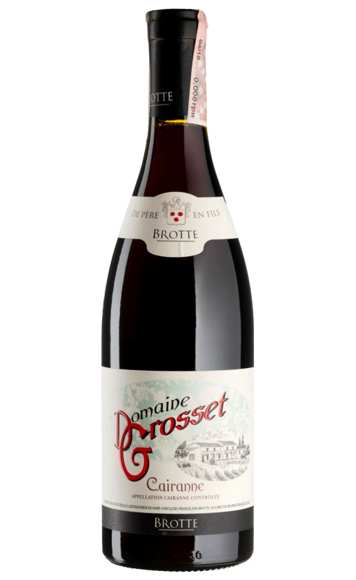 Wine Brotte Domaine Grosset Cairanne