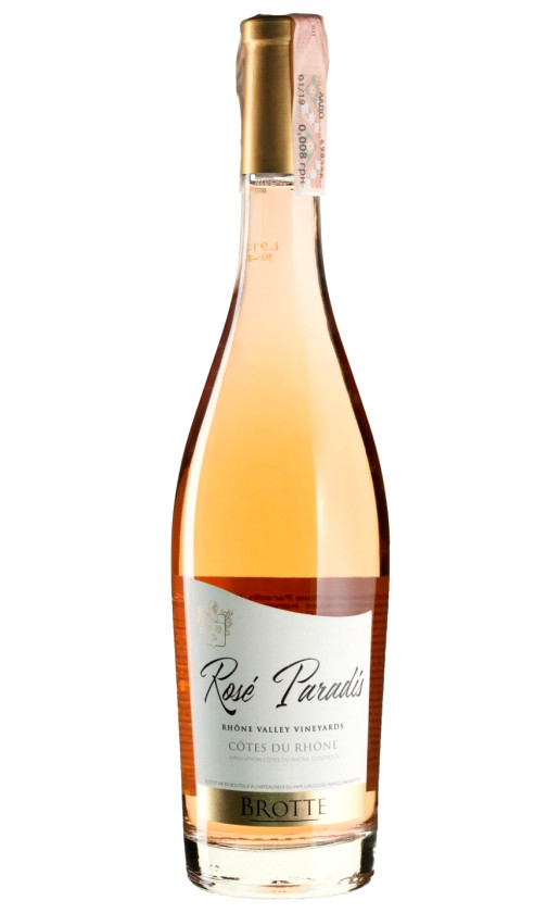 Wine Brotte Rose Paradis Cotes Du Rhone