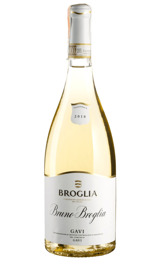 Wine Bruno Broglia Gavi Del Comune Di Gavi 2018