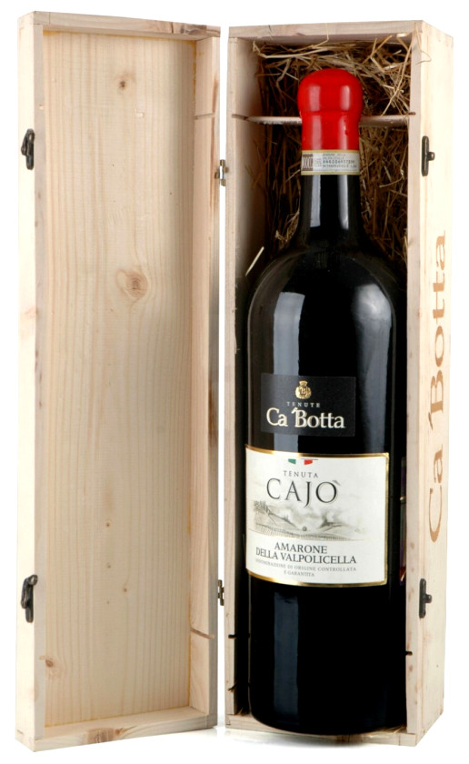 Wine Cabotta Tenuta Cajo Amarone Della Valpolicella 2012 Wooden Box