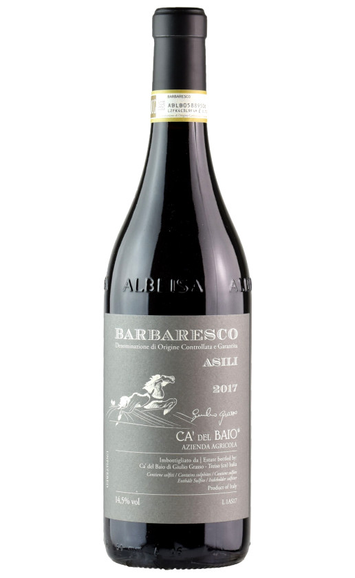 Вино Ca'del Baio Barbaresco Asili 2017
