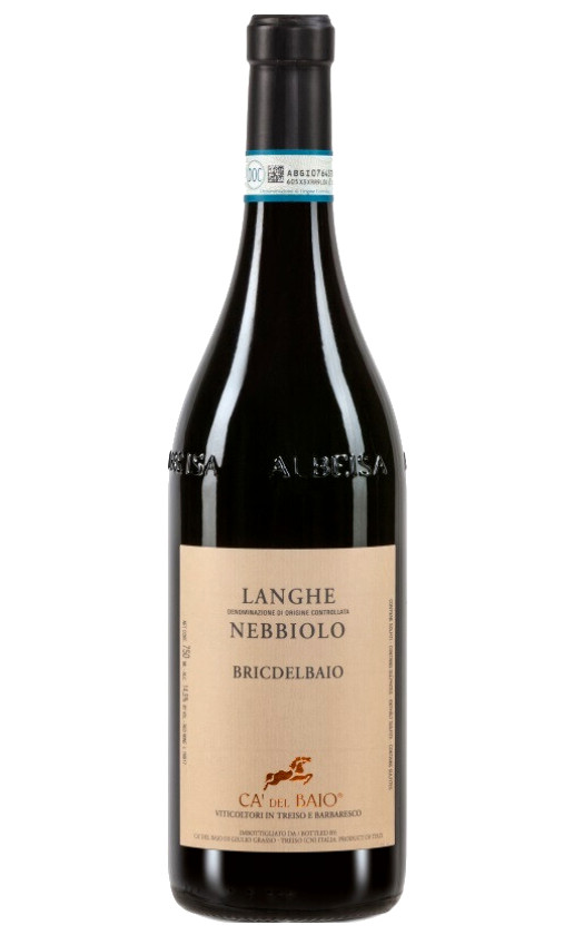 Wine Cadel Baio Langhe Nebbiolo Bricdelbaio 2019