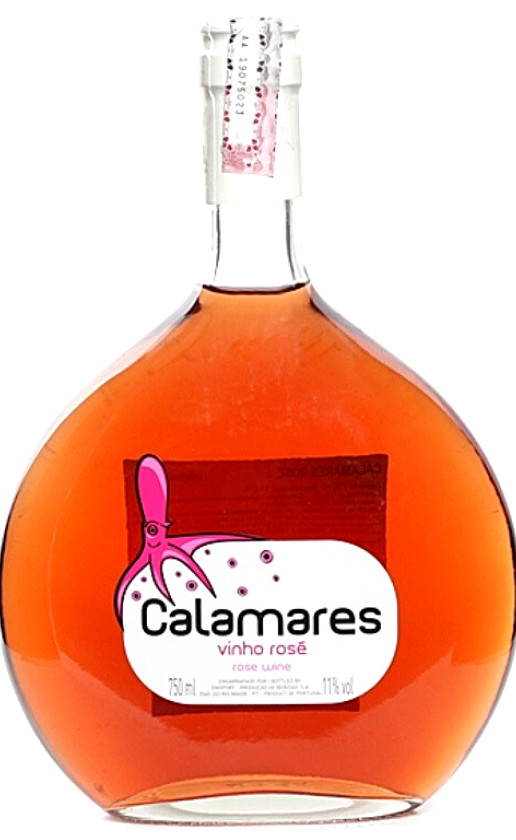 Wine Calamares Rose Flat Bottle