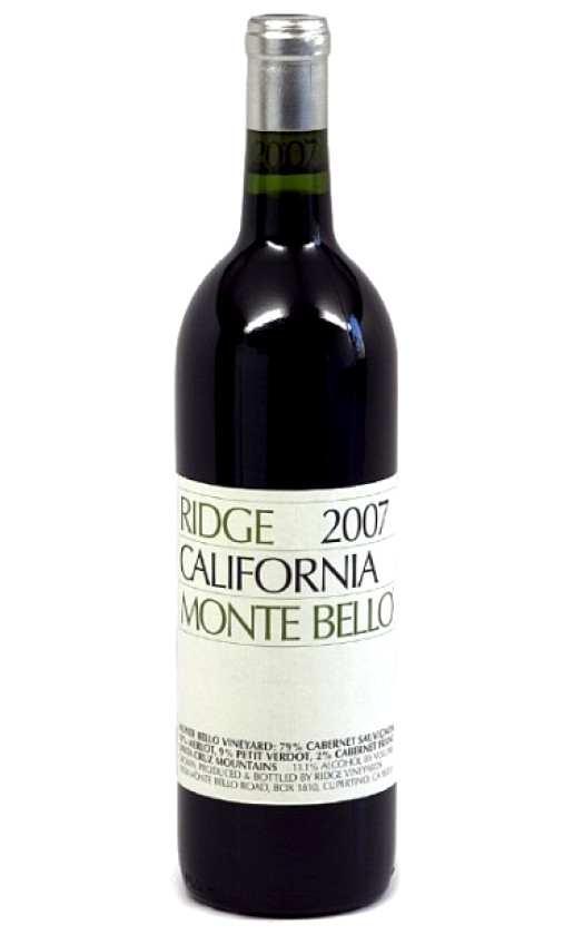 Вино California Monte Bello 2007