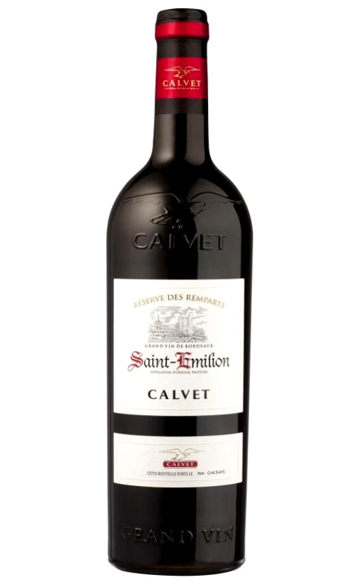 Wine Calvet Reserve Des Remparts Saint Emilion