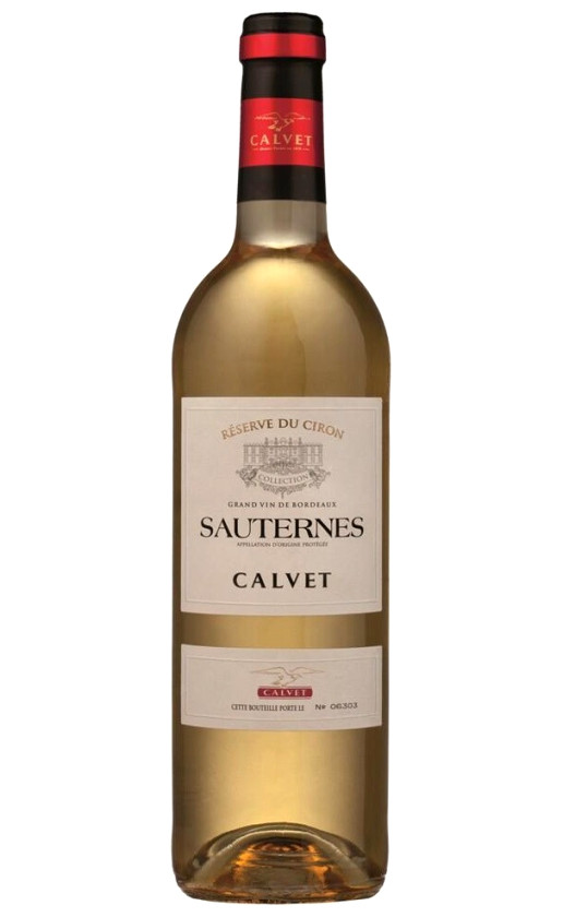 Wine Calvet Reserve Du Ciron Sauternes