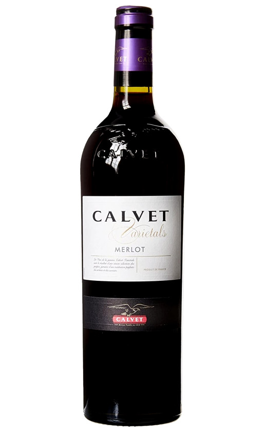 Wine Calvet Varietals Merlot Pays Doc