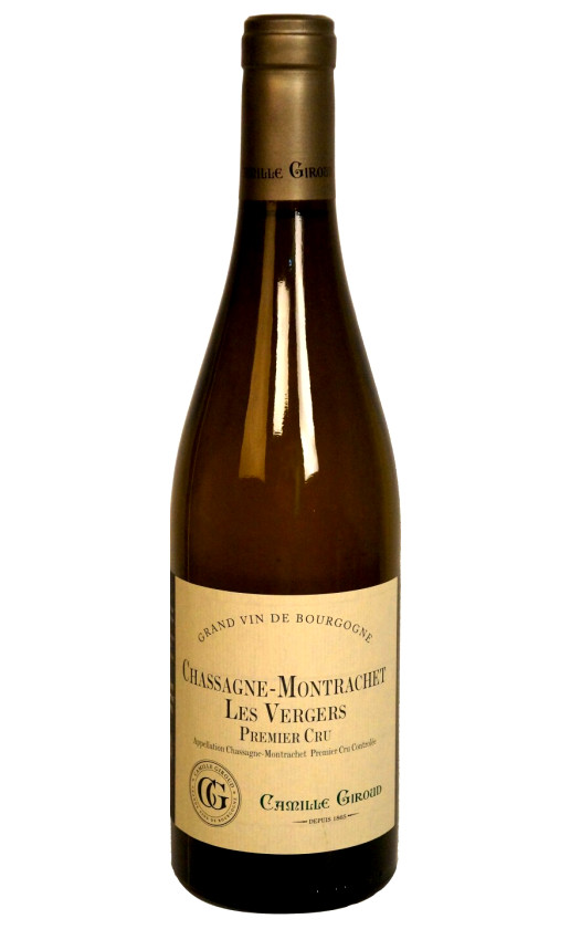 Wine Camille Giroud Chassagne Montrachet Premier Cru Les Vergers 2010