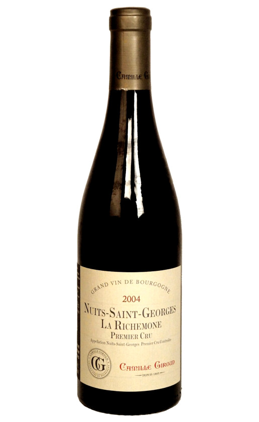 Wine Camille Giroud Nuits Saint Georges Premier Cru La Richemone 2004