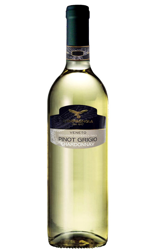 Wine Campagnola Pinot Grigio Chardonnay Veneto 2014
