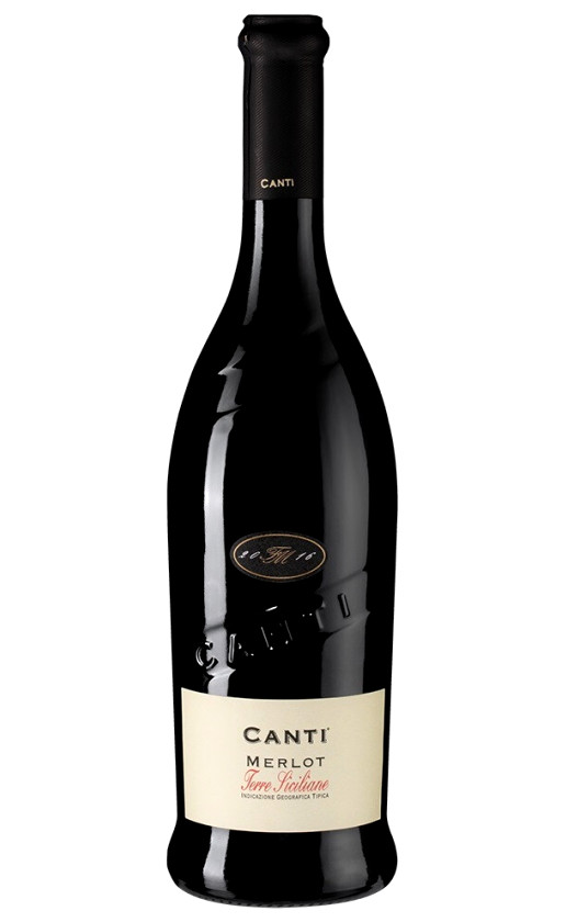 Вино Canti Merlot Terre Siciliane 2020