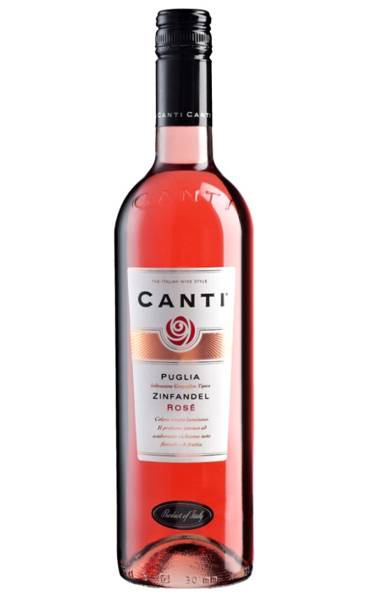 Wine Canti Zinfandel Rose Puglia