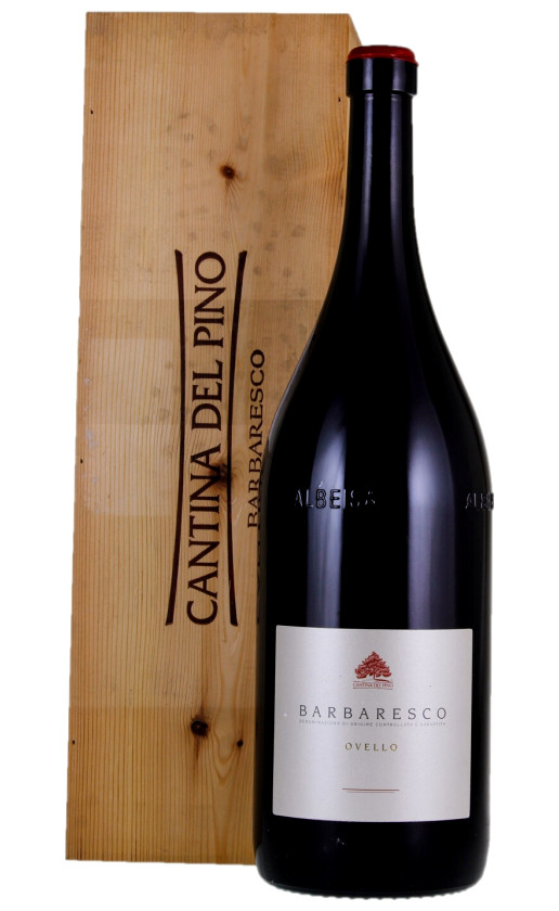 Вино Cantina del Pino Barbaresco Ovello 2014 wooden box