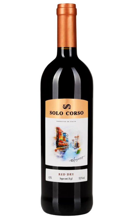 Wine Cantina Di Soave Solo Corso Red Dry