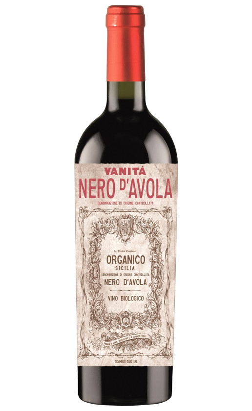 Вино Cantine Cellaro Vanita Nero d'Avola Organico Sicilia 2019