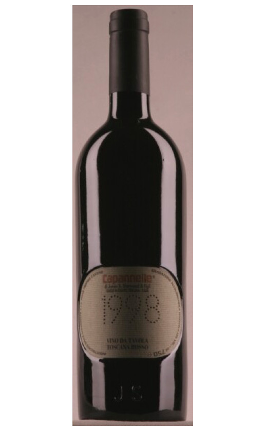 Wine Capannelle Vino Da Tavola Di Toscana Sangiovese 1998