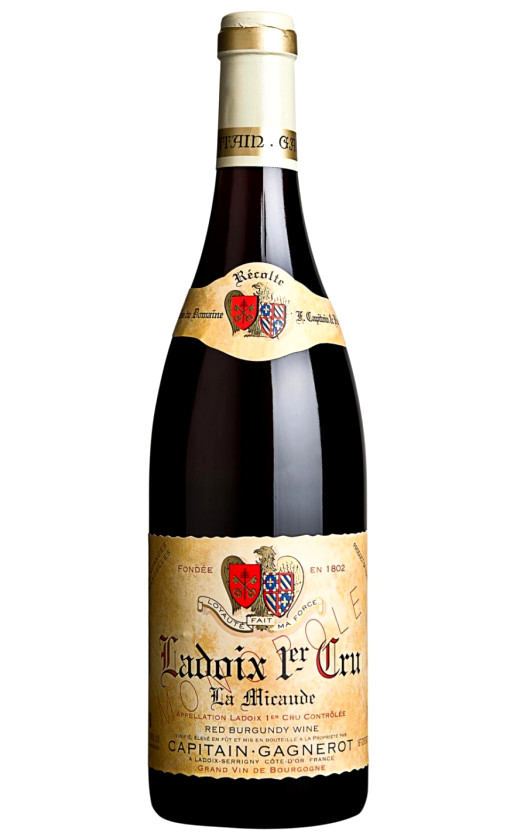 Вино Capitain-Gagnerot Ladoix Premier Cru La Micaude Monopole 2011