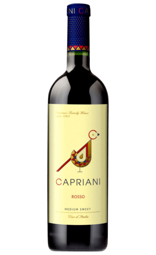 Wine Capriani Rosso Medium Sweet