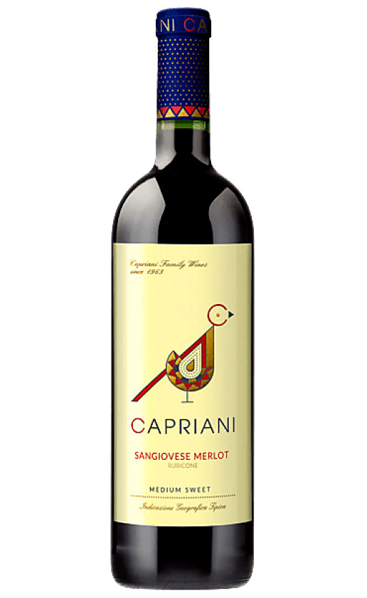 Вино Capriani Sangiovese-Merlot Medium Sweet Rubicone
