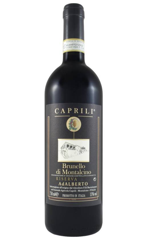 Вино Caprili Brunello di Montalcino AdAlberto Riserva 2015