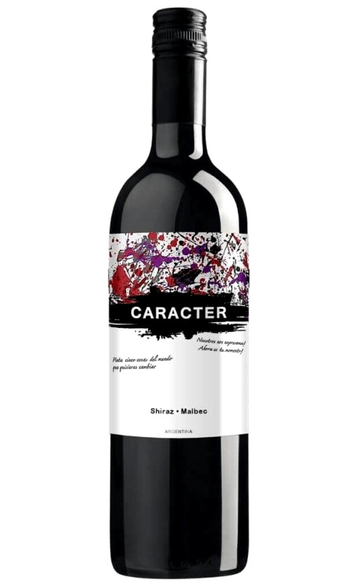 Вино Caracter Shiraz-Malbec 2020