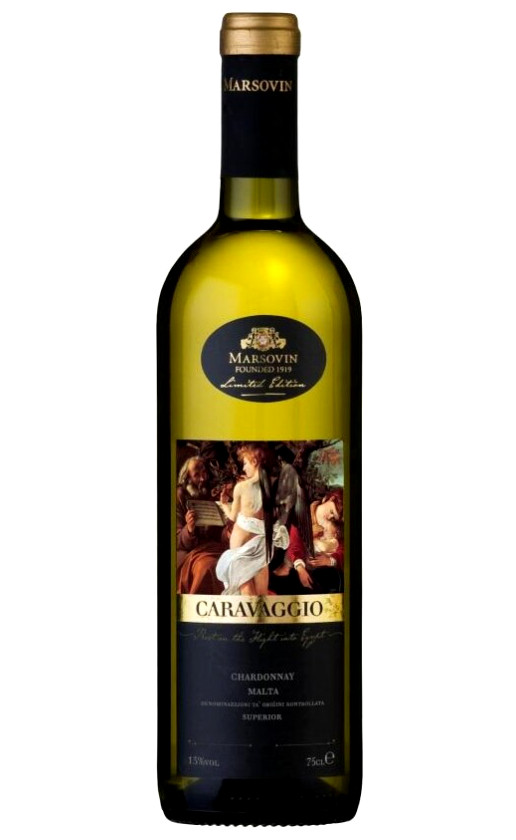 Wine Caravaggio Chardonnay Superior Malta K 2014