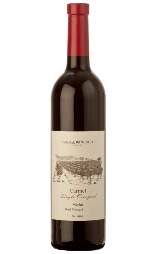 Wine Carmel Single Vineyard Merlot Shaal Vineyard 2010