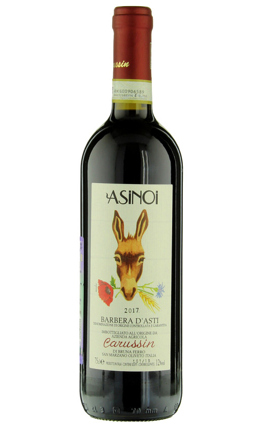 Wine Carussin Asinoi Barbera Dasti 2017